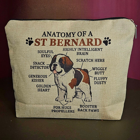 Saint Bernard toiletry bag