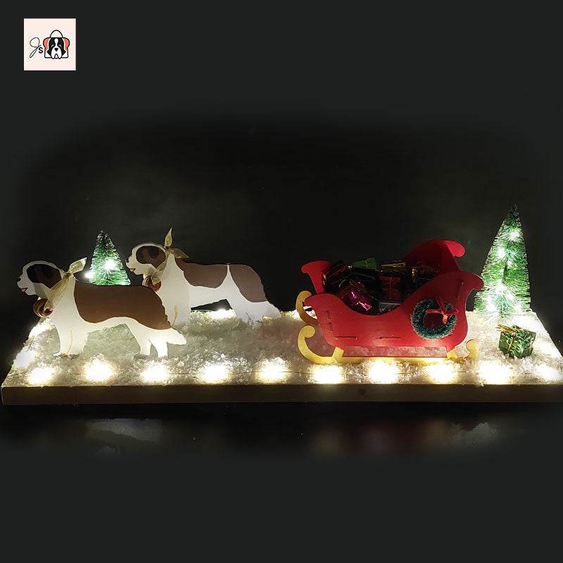 Arrenslee met verlichting