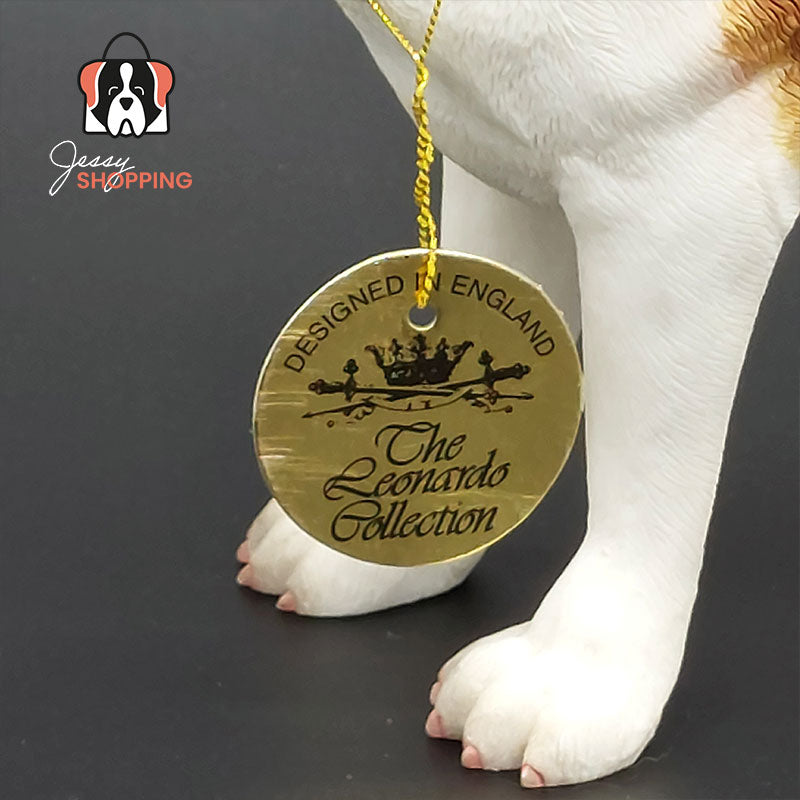 Figurine de saint-bernard