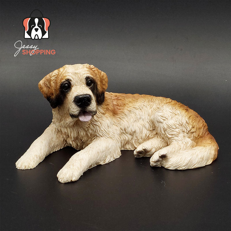 Figurine vintage Saint Bernard Castagne