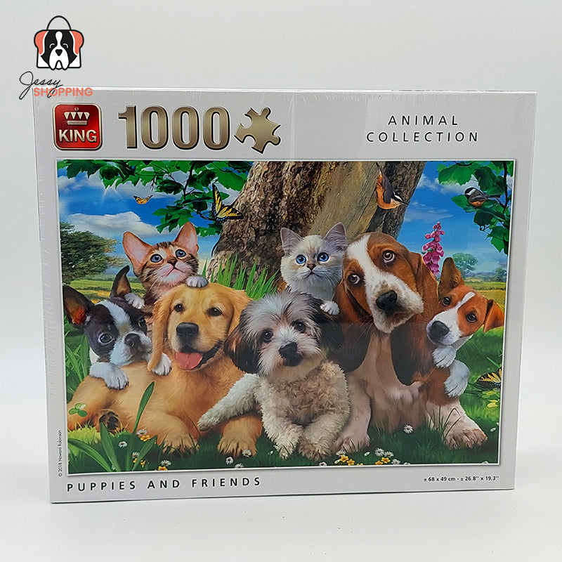 Puzzel Animal collection - Puppies and Friends
