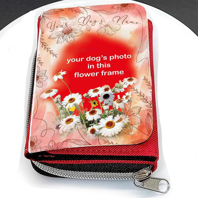 Happy Flower-Geldbörse Personalisiert