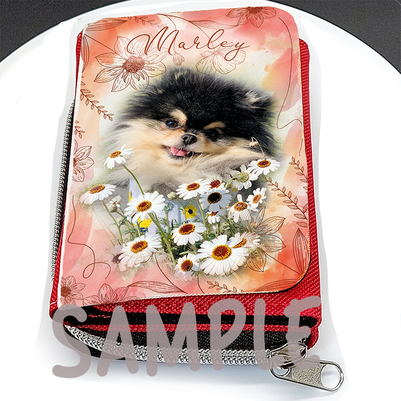 Happy Flower-Geldbörse Personalisiert