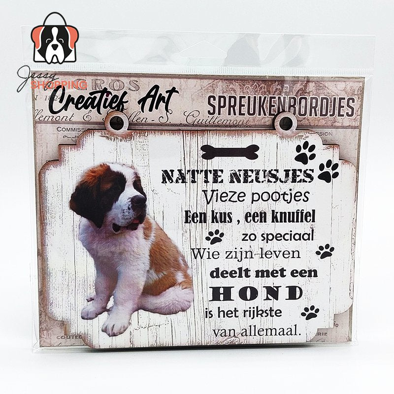 Saint Bernard spell plate in Dutch