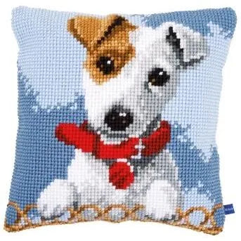 Kruissteekkussen kit Jack Russell PN-0155247