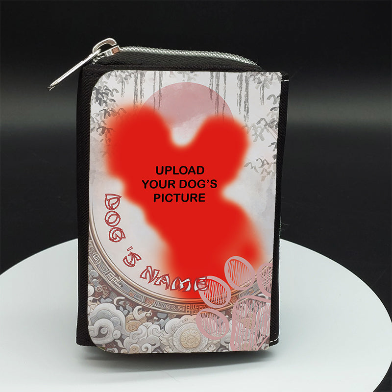 Portefeuille chien chinois à crête - Personnalisé