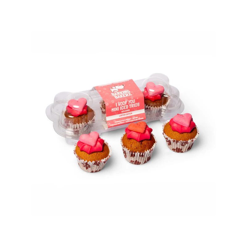 The Barking Bakery Trio of Mini Iced Woofins