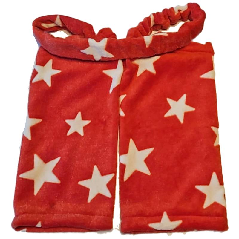 Show mouw rood met sterren