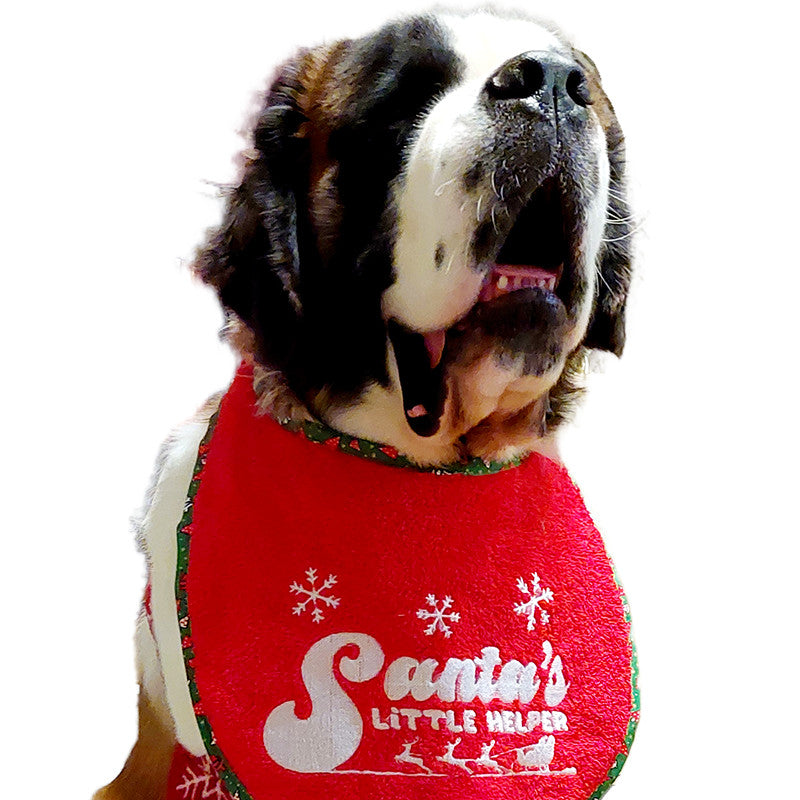 Santa's Helper Christmas Bib