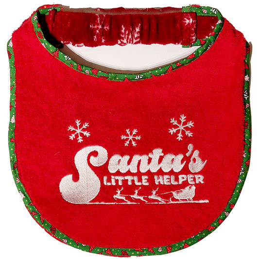Santa's Helper Christmas Bib