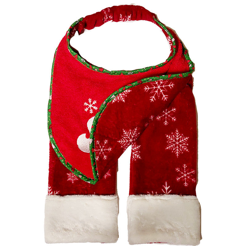 Ensemble de bavette et de manches de Noël « Santa's Helper » (aide du père Noël)