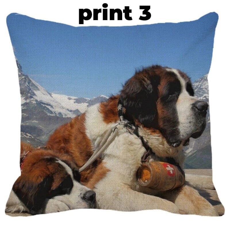 Kussenhoes. Keuze uit 3 verschillende Jessy Shopping Print 3