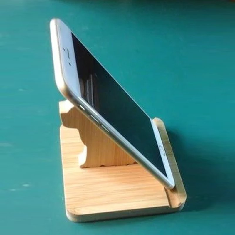 Bernhardiner Handyhalter aus Holz