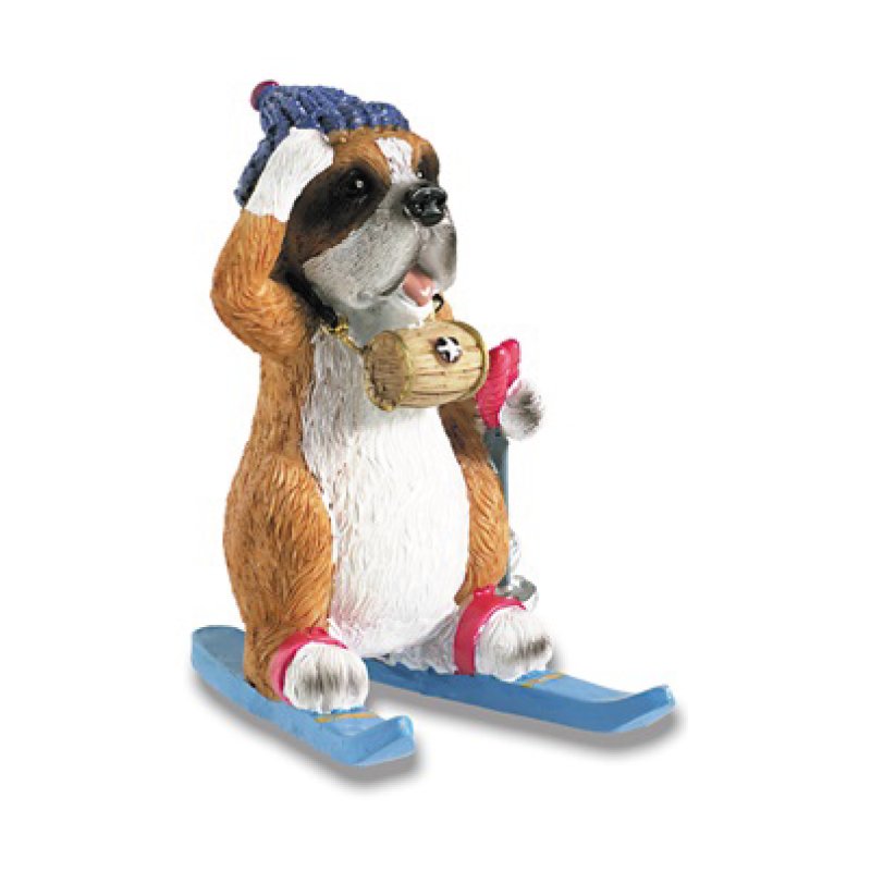 Set of 6 Sporty Saint Bernard dogs