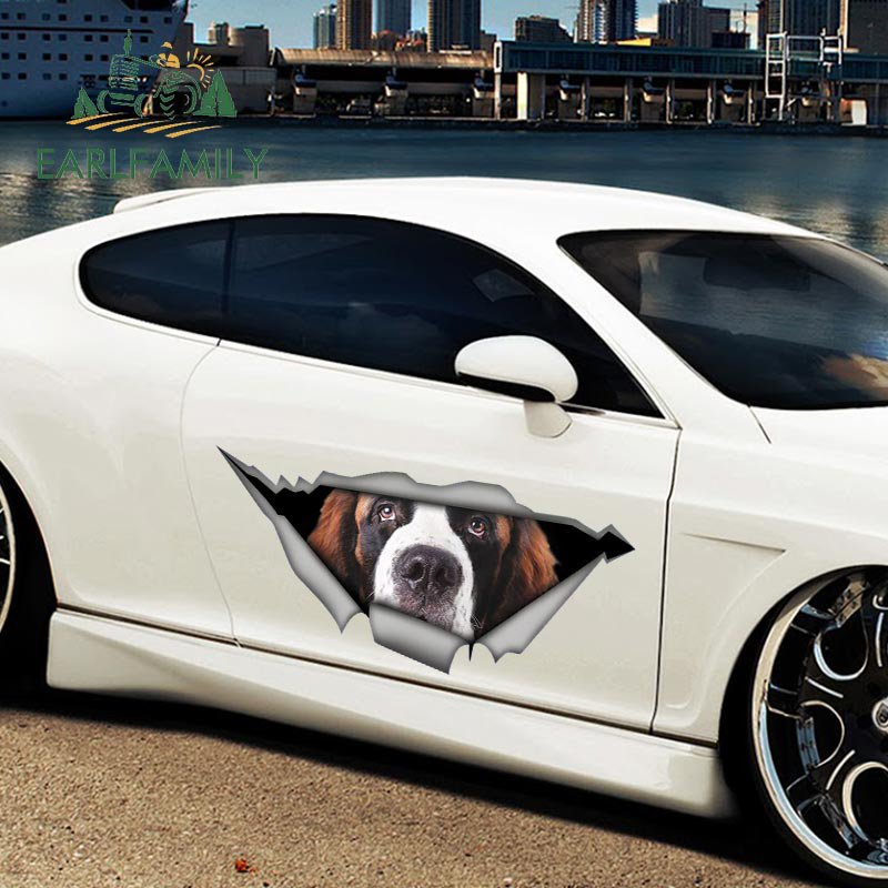 Sint bernard sticker 42,5 x 19 cm