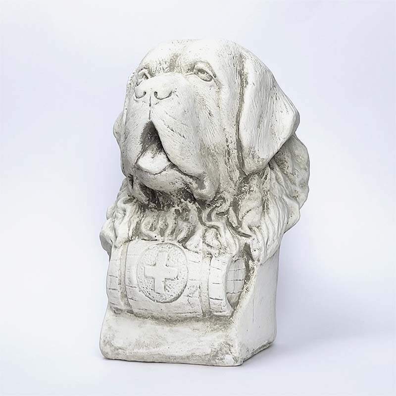 Sculpture en béton Saint Bernard