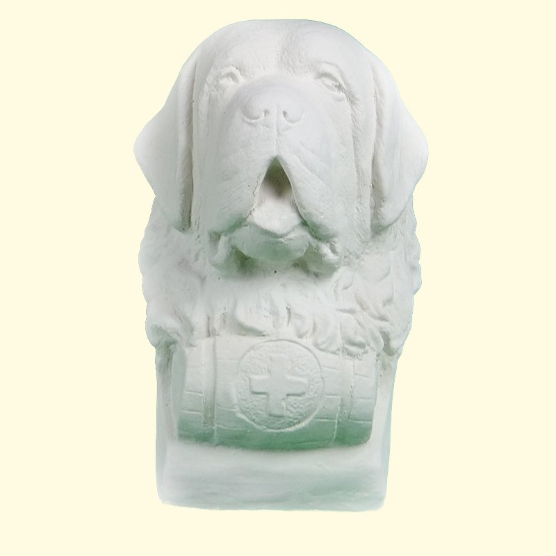 Sculpture en béton Saint Bernard