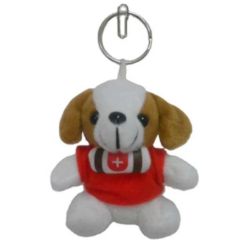 Sint Bernard sleutelhanger Pluche