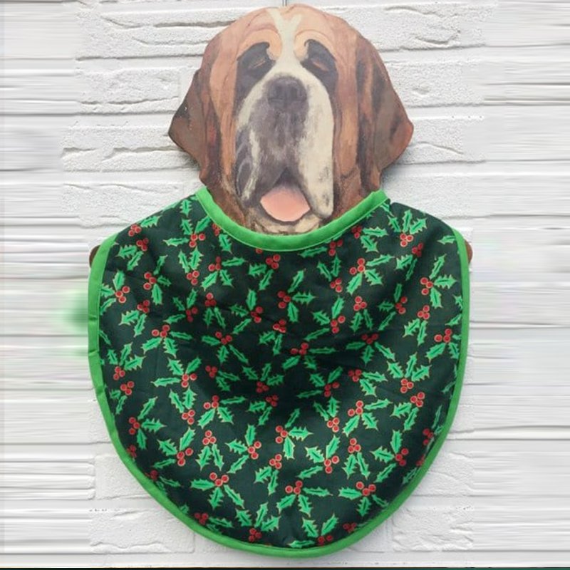 Kerst slabber voor de hond