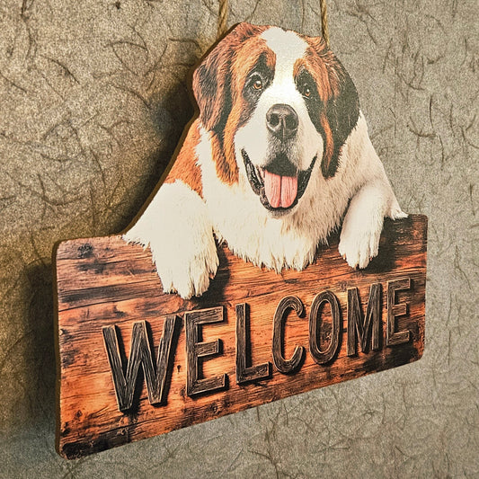 Panneau de bienvenue Saint-Bernard