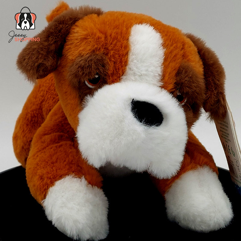 Sint Bernard Pluch liggend 20cm