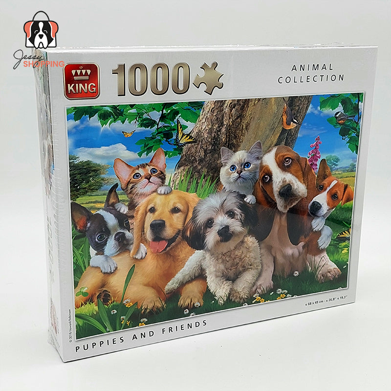Puzzel Animal collection - Puppies and Friends