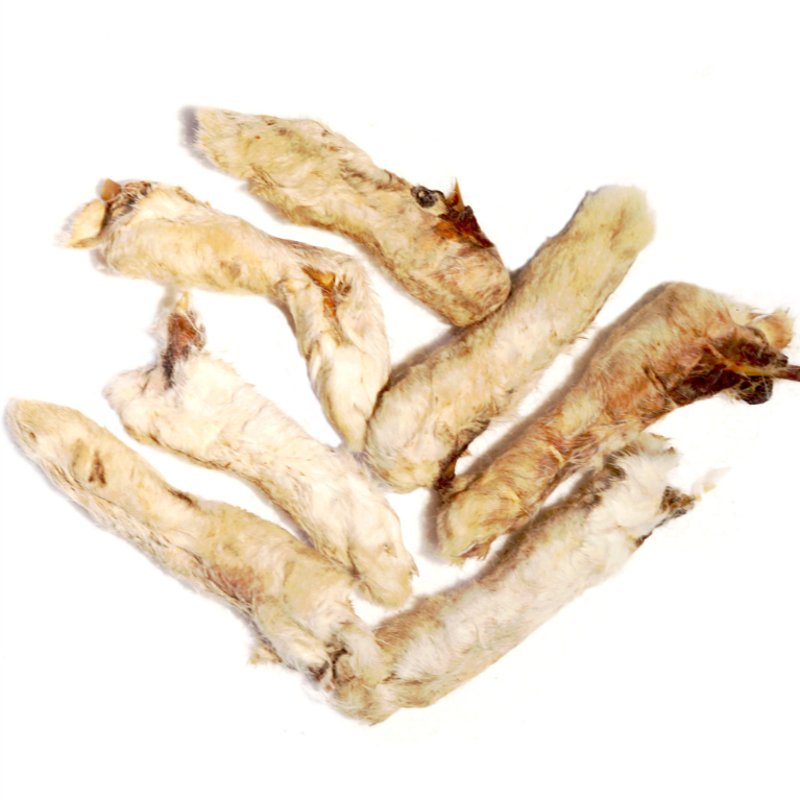 Konijnenpootjes met haar 100gr.