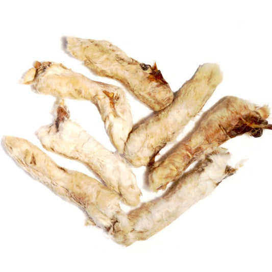 Konijnenpootjes met haar 100gr.