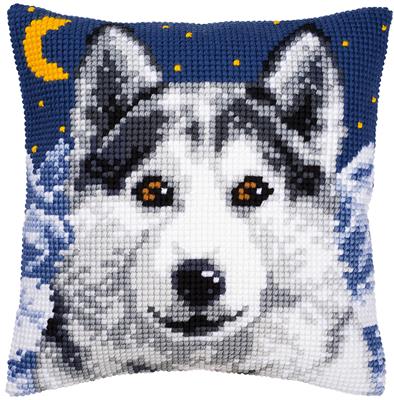 Kruissteekkussen kit Husky "Wolf" PN-0008677