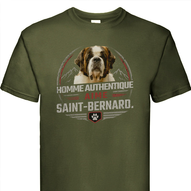 Homme Authentique Aime Saint-Bernard